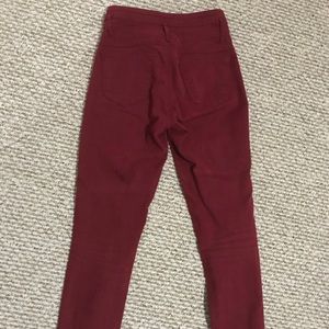 Red/Burgundy Jeans